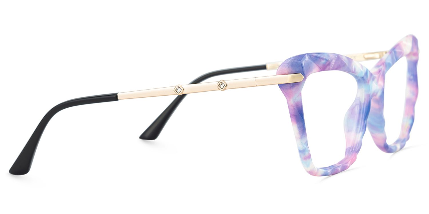 Juliet Cateye Purple TR90 Frame Glasses | ZEELOOL Canada4