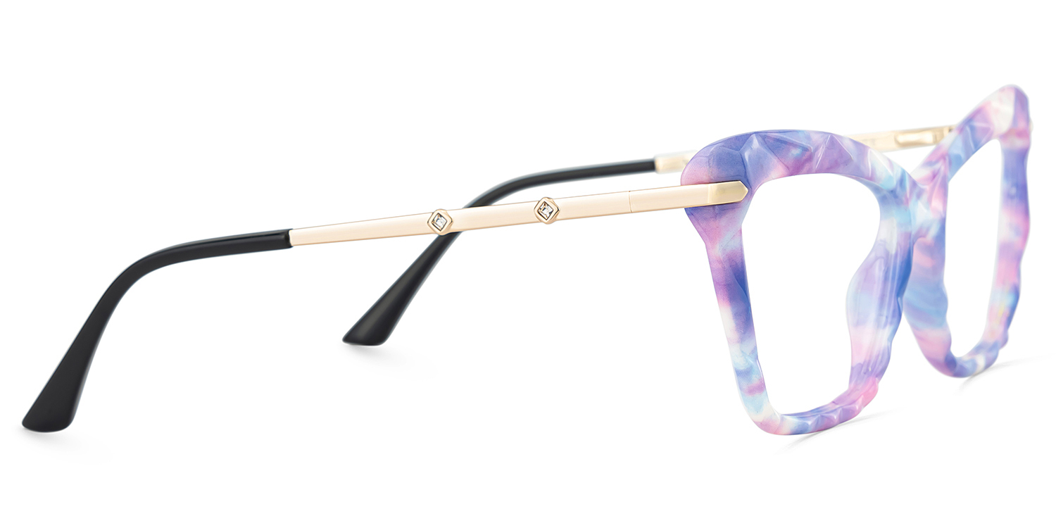 Juliet Cateye Purple TR90 Frame Glasses | ZEELOOL Canada4
