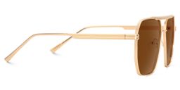 Quintero Aviator Brown Sunglasses2