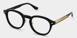 Frances Round Black Glasses3