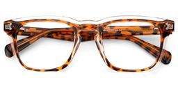 Liam Tortoise Rectangle Glasses2