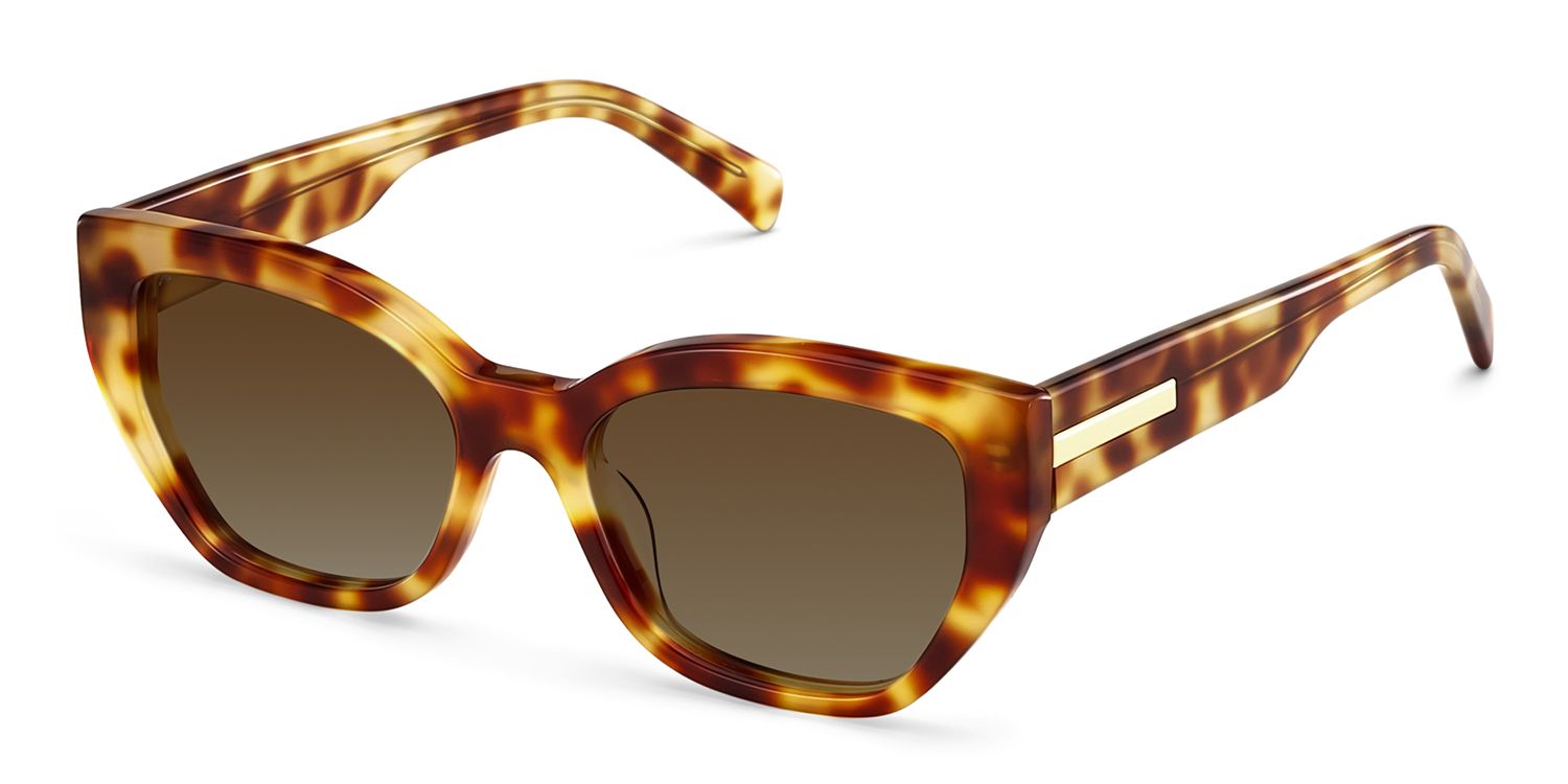 Zia tortoise Frame Polarized Sunglasses with cat-eye Style Online | ZEELOOL Canada2