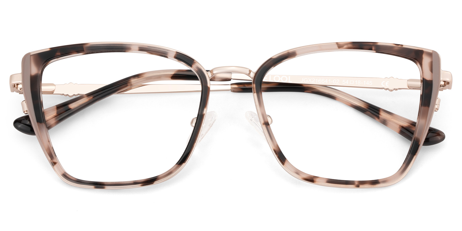 Juniper Eyeglasses in Square Tortoise Frame | ZEELOOL Canada2