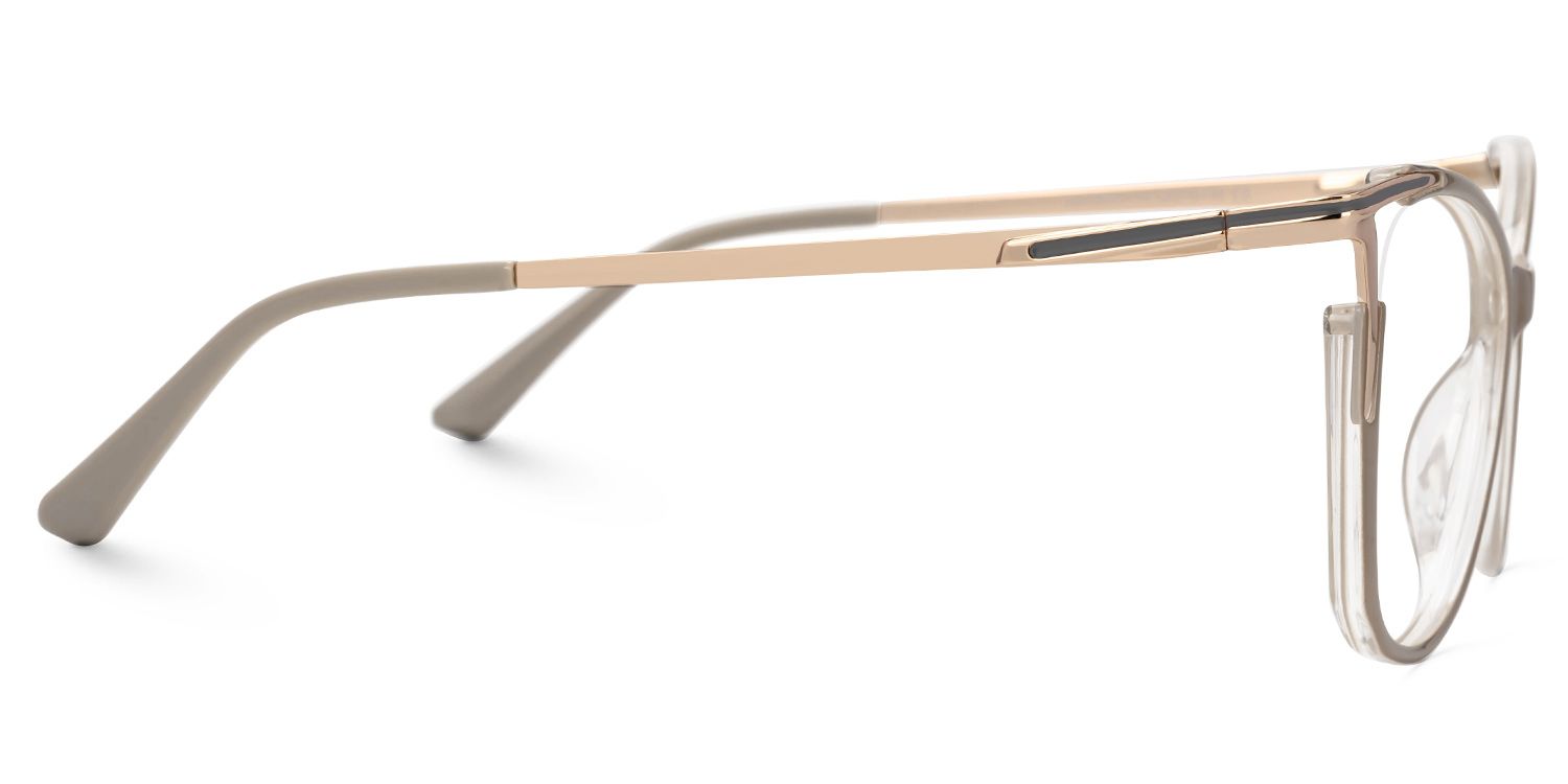 New Brown Color for Yomary Mixed-Material Eyeglasses  | Zeelool Optical2