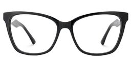 Shinana Cateye Black Glasses1