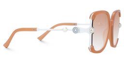 Steffanie Square Orange Sunglasses2