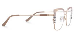 Jesmin Square Khaki Tortoise Glasses4