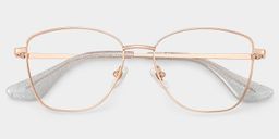 Skyler Square Rose Gold Glasses1