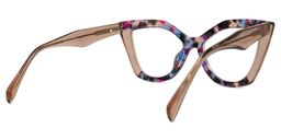 Nolia Cateye Floral Glasses3