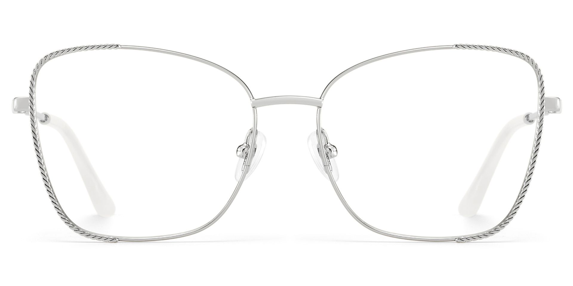 Kai Eyeglasses in Butterfly Silver Frame | ZEELOOL Canada0