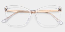 Isaebella Butterfly Clear Glasses2