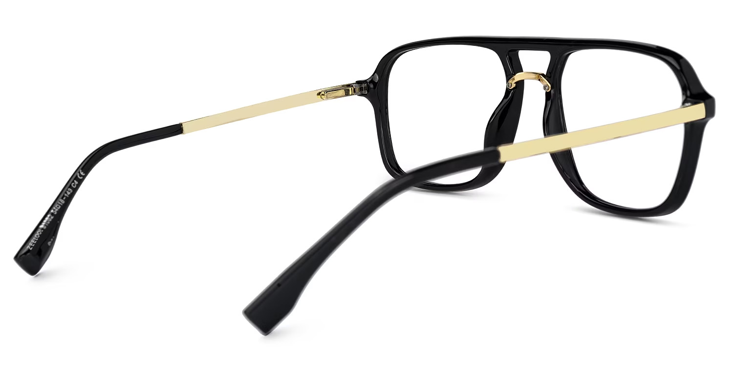 Kilworth Aviator Black Glasses3