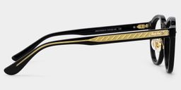 Frances Round Black Glasses4