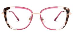 Kaye Cateye Two-Tone Glasses0