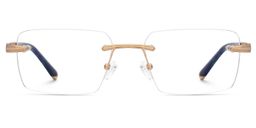 Savitrie Rectangle Blue Glasses0