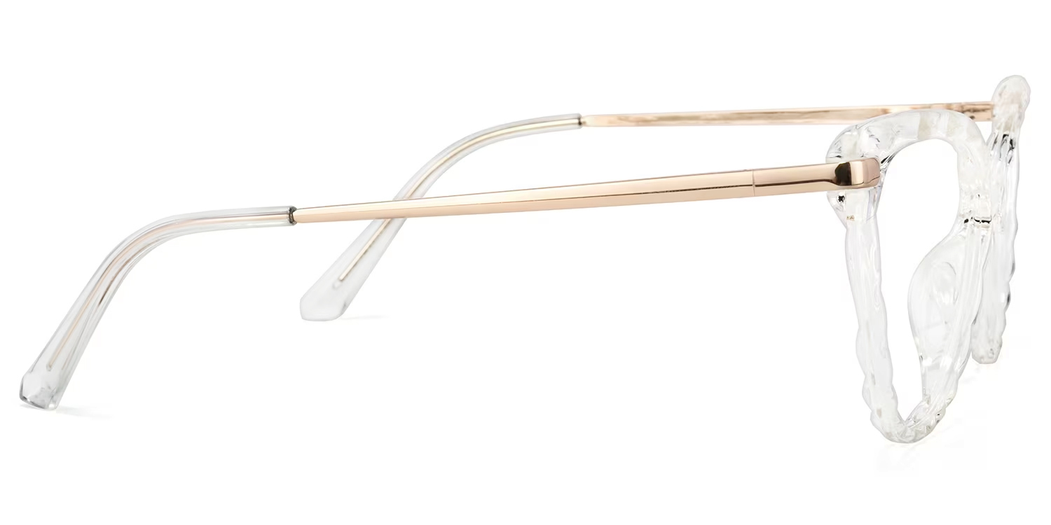 Lucas Cat Eye Glasses with Crystal Frames | ZEELOOL Canada3