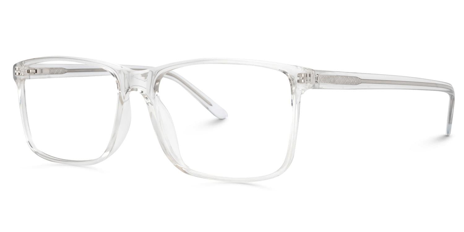 Rectangle Clear Glasses | ZEELOOL Canada1