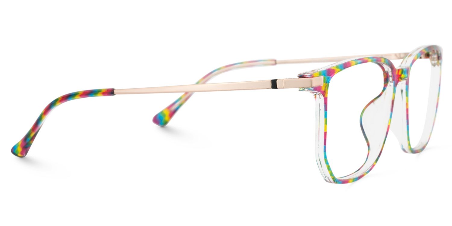 Fezell Multicolor Thin Frame Eyeglasses | ZEELOOL Canada4
