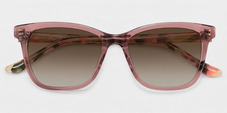 Faith Pink Rectangle Sunglasses