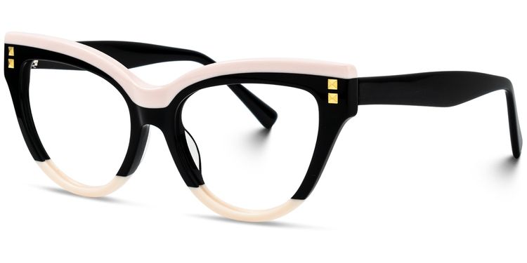 Cascata Cateye Black Glasses