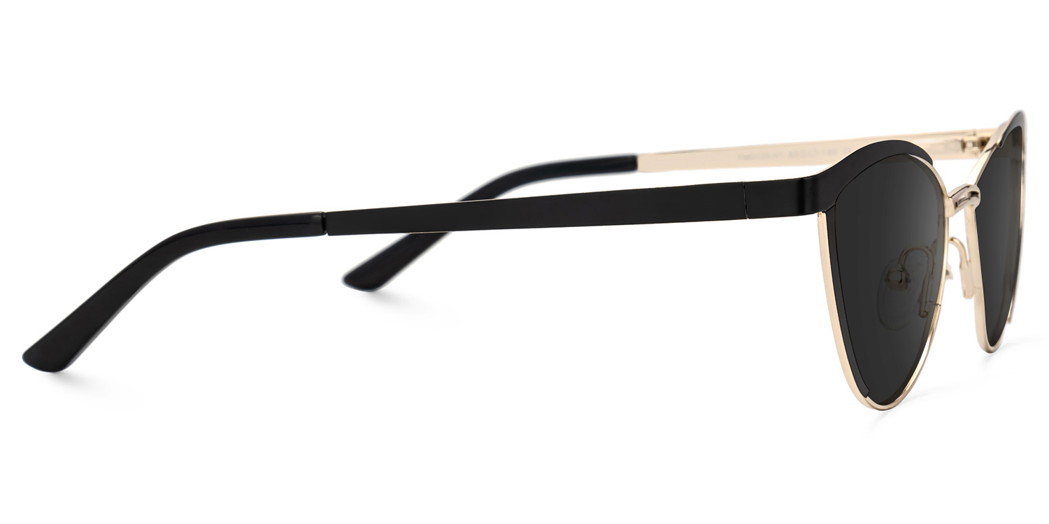 Sydney Cat Eye Black Sunglasses2