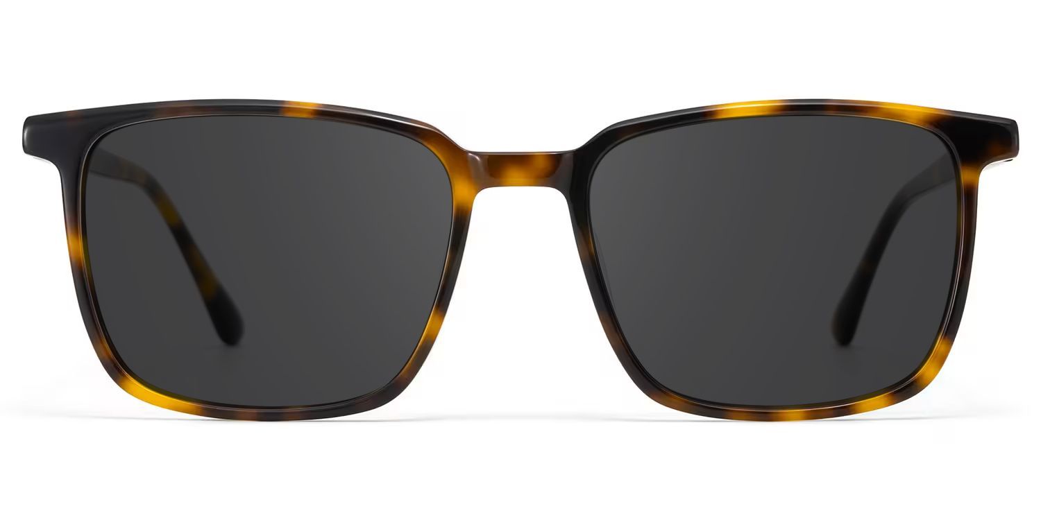 Aidan Rectangle Tortoise Sunglasses for Women & Men | ZEELOOL CA0