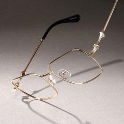 Kayla Geometric Gold Glasses1