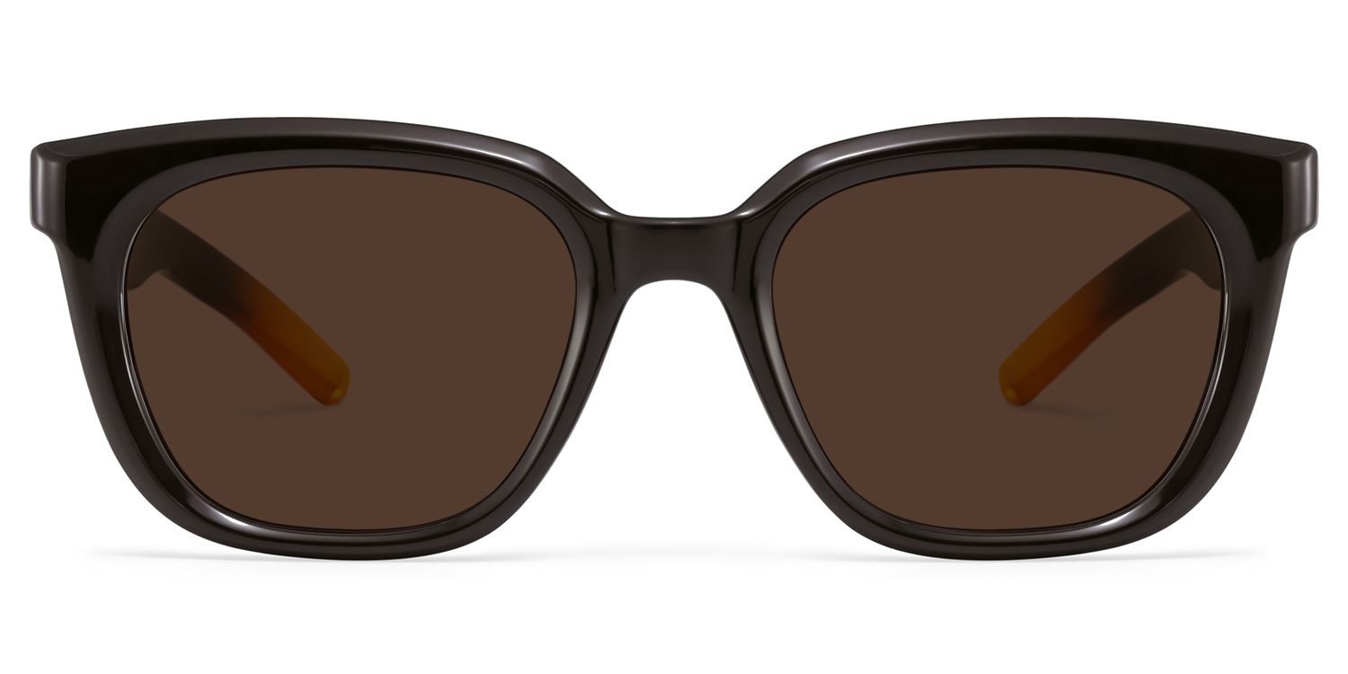 Lyric black Frame Polarized Sunglasses with rectangle Style Online | ZEELOOL Canada0