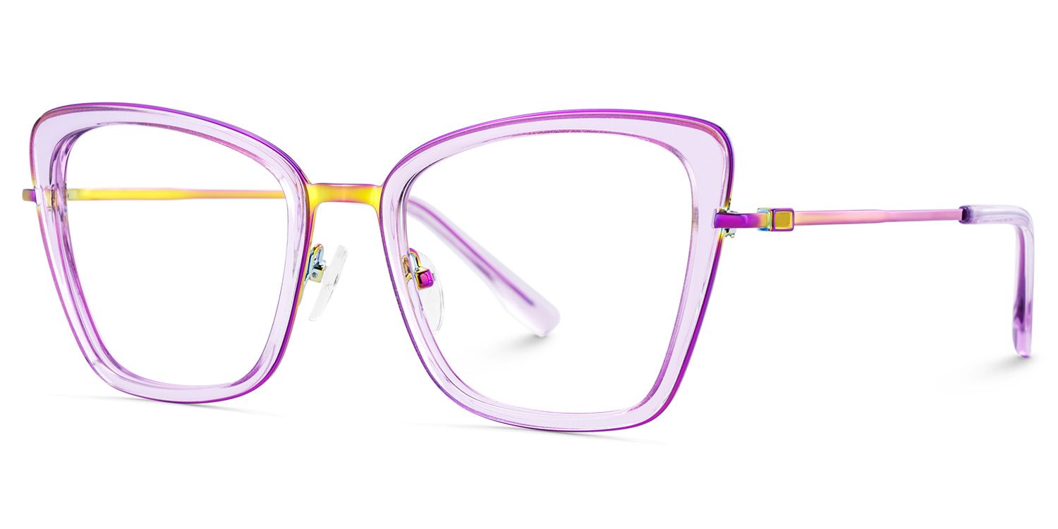 Rosalie Butterfly Purple Color Frame Glasses for Women | ZEELOOL Canada3