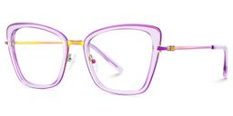 Rosalie Butterfly Purple Glasses3