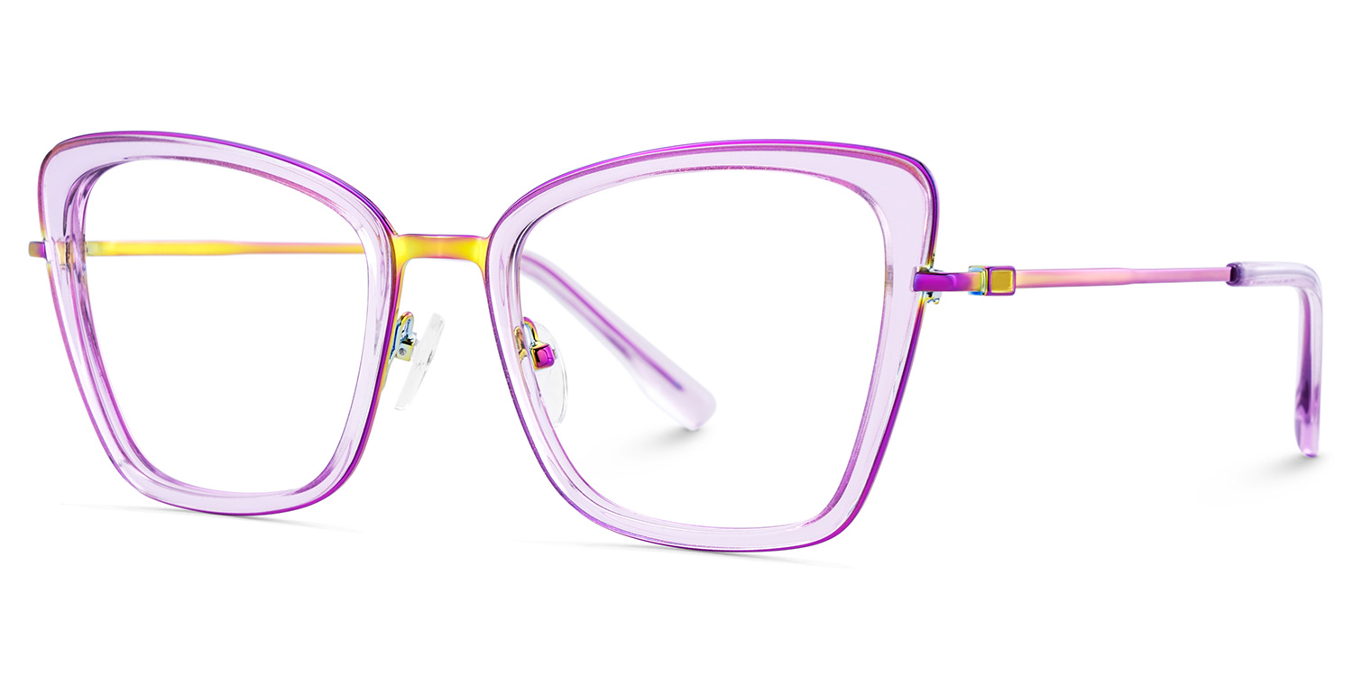 Rosalie Butterfly Purple Color Frame Glasses for Women | ZEELOOL Canada3