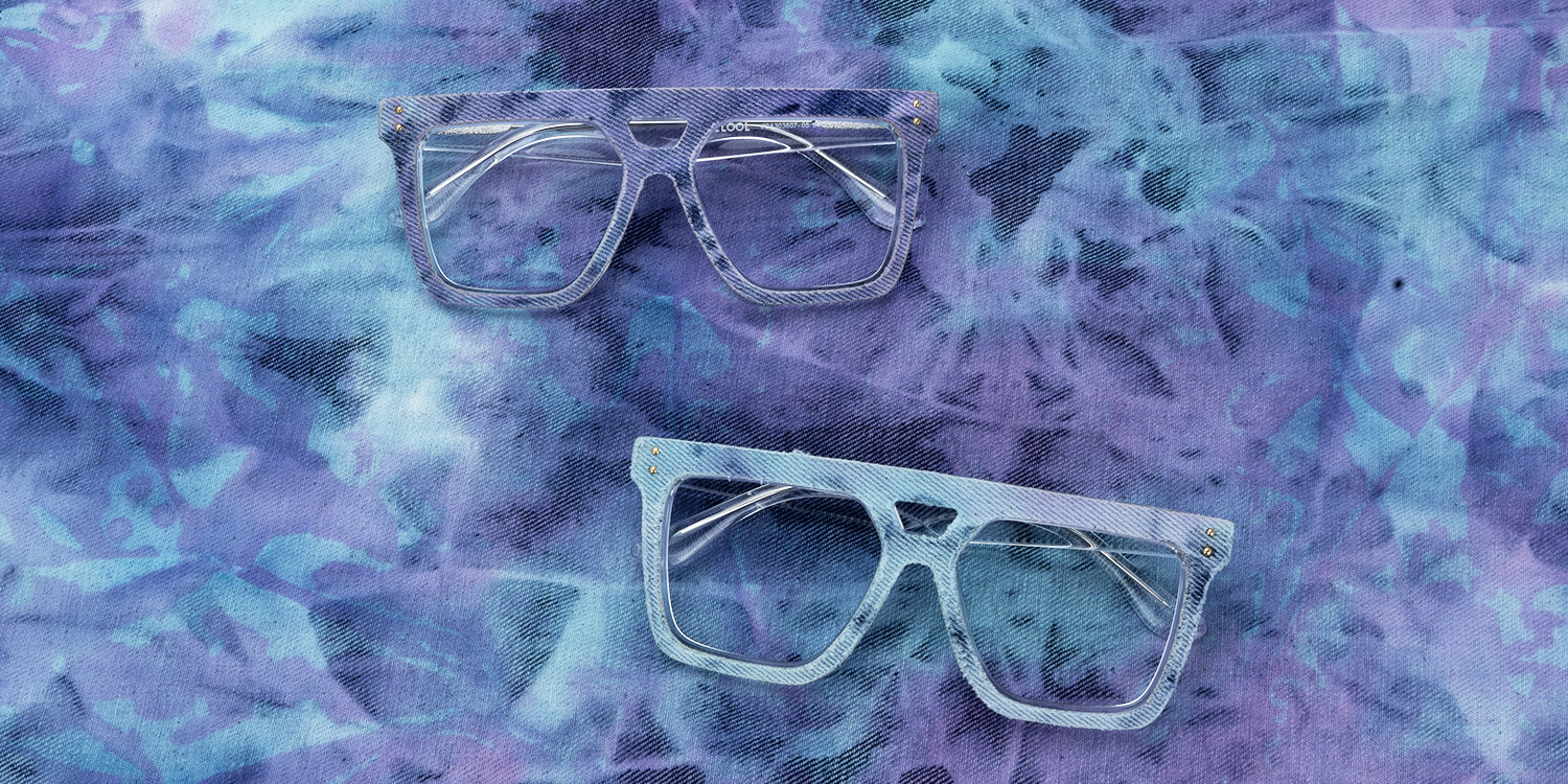 Rubin Square Denim Glasses4