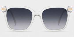 Jacqui Square Clear Glasses0