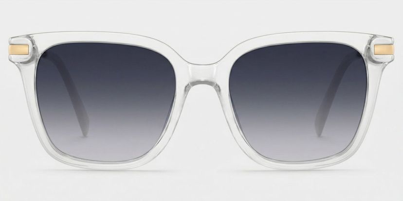 Jacqui Clear Rectangle Sunglasses