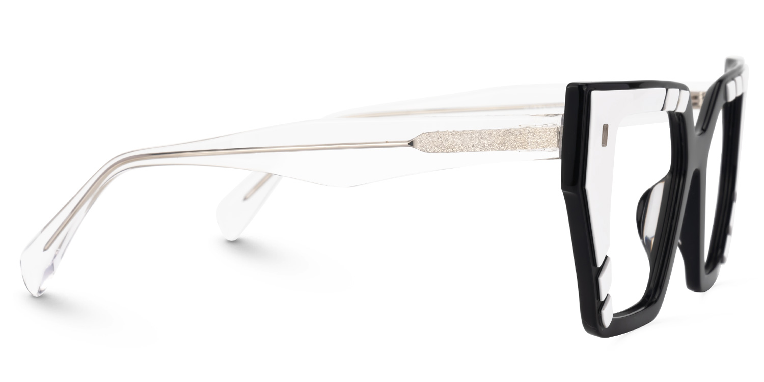 Amarys Square White Glasses2