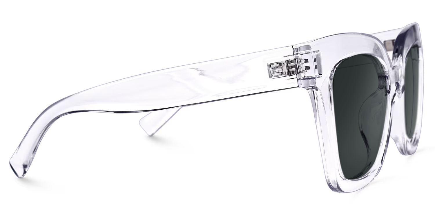 Malcolm Square Clear TR90 Frame Sunglasses | ZEELOOL Canada2