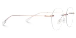 Osorio Geometric Rose Gold Glasses3