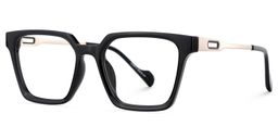 Mabel Black Square Glasses3