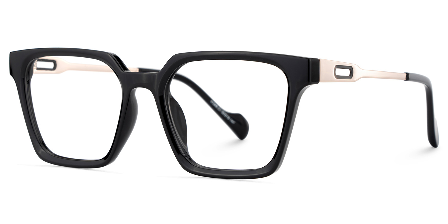 Mabel Square Black Glasses3