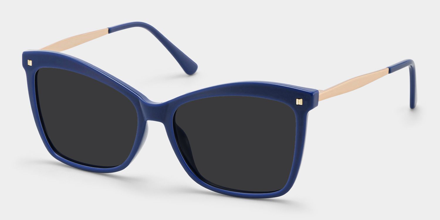 Isaebella Butterfly Blue Frame Glasses | Zeelool Optical2