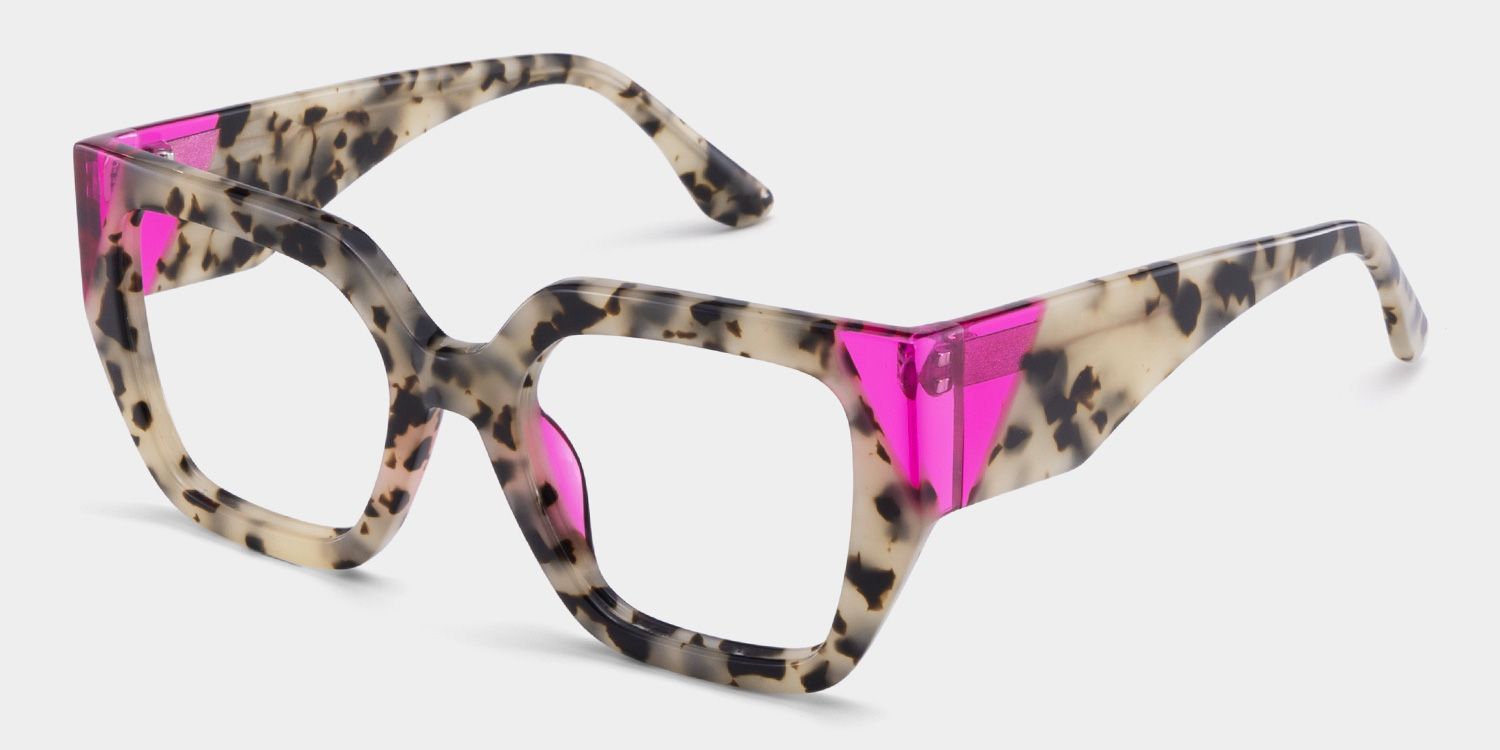 Viva Tortoise Frame Glasses with Square Frame Online | ZEELOOL Canada3