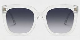 Ebony Square Clear Glasses0