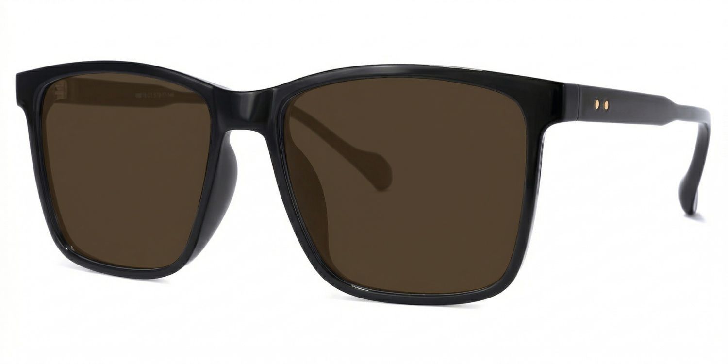 Burgos Square Sunglasses with Tr90 Black Frames | ZEELOOL CA1