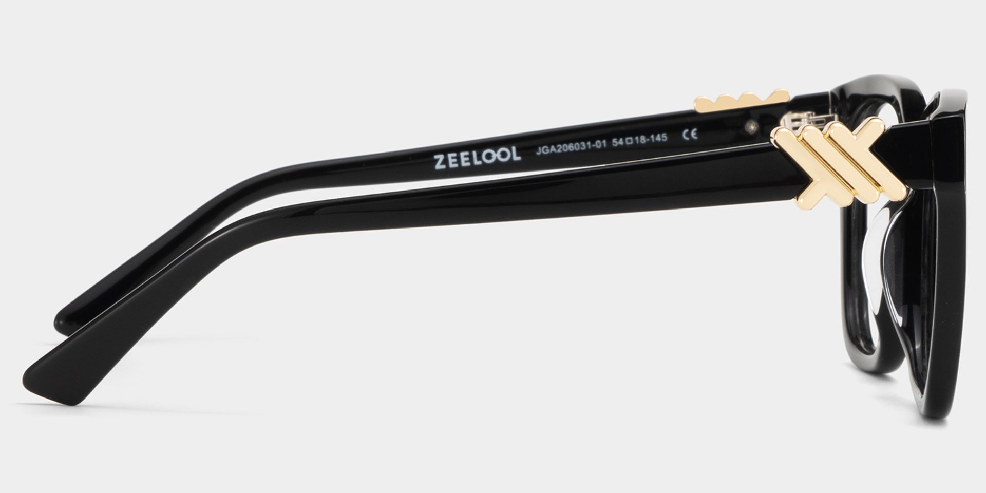 Square Black Eyeglasses- Mae Acetate Frame Glasses3