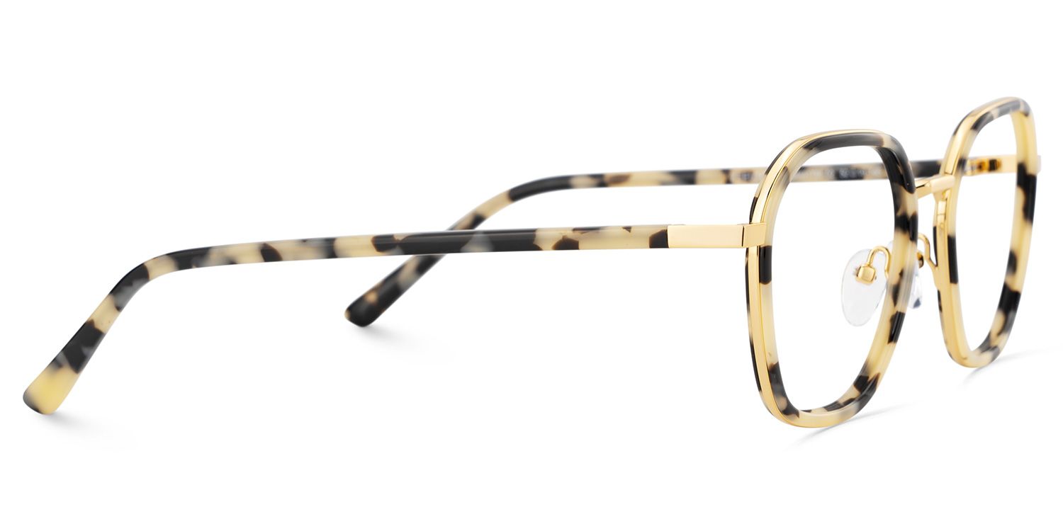 Mitchell Mixed Tortoise Frame Glasses with Geometric Shape | ZEELOOL Canada5