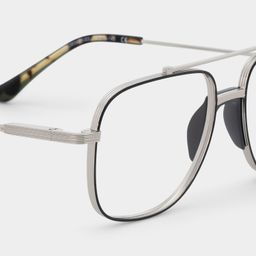 Poppy Black Aviator Glasses4