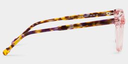 Marigold Pink Tortoise Rectangle Glasses4