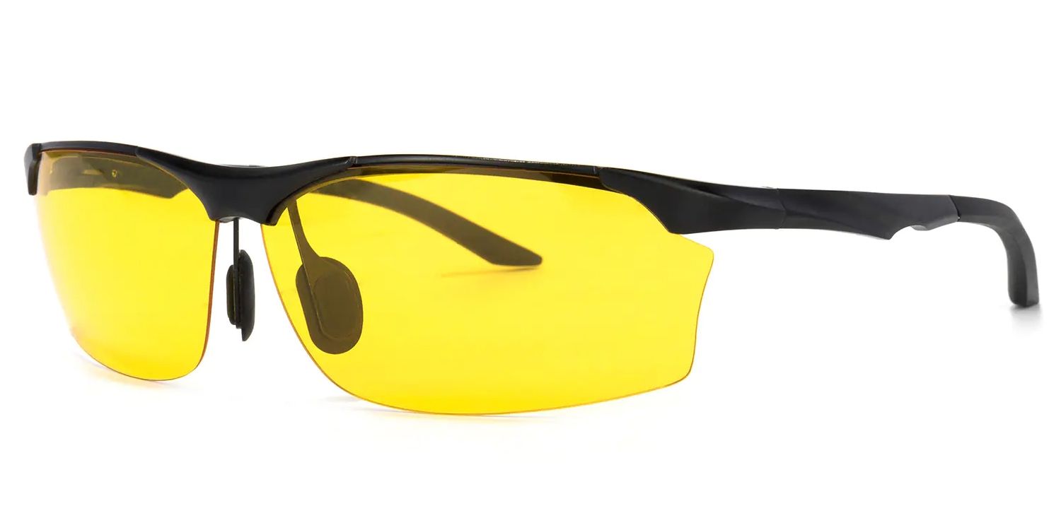 Godfrey Rectangle Yellow Lenses Cycling Goggles | ZEELOOL Canada1