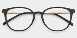 Amanda Rectangle Black Glasses3