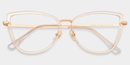 Sloane Cat-Eye Clear Glasses1